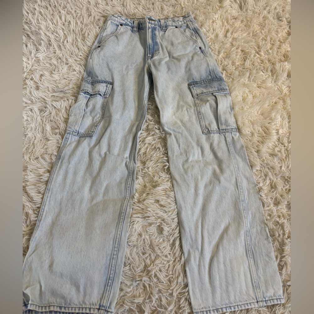 Abercrombie & Fitch Sky Blue High Rise Jeans